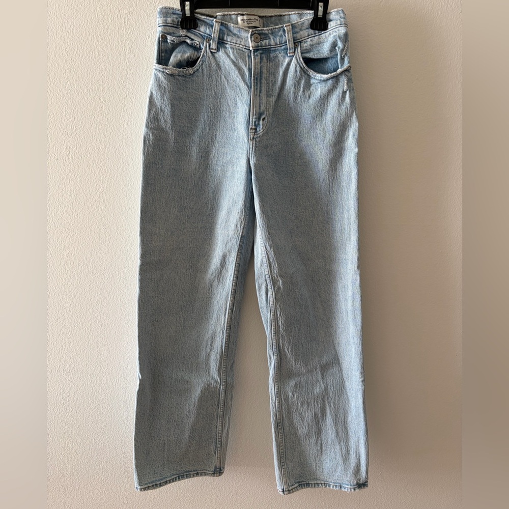 Abercrombie & Fitch Light Blue High Rise Women Jeans